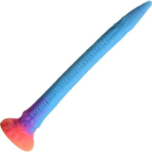 Makara Glow-in-the-Dark Snake 18.25" Silicone Suction Cup Dildo