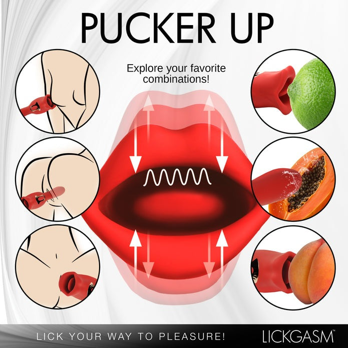Lickgasm Kiss & Tell Pro Dual-Ended Kissing Vibrator