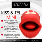 Lickgasm Kiss & Tell Mini Kissing & Vibrating