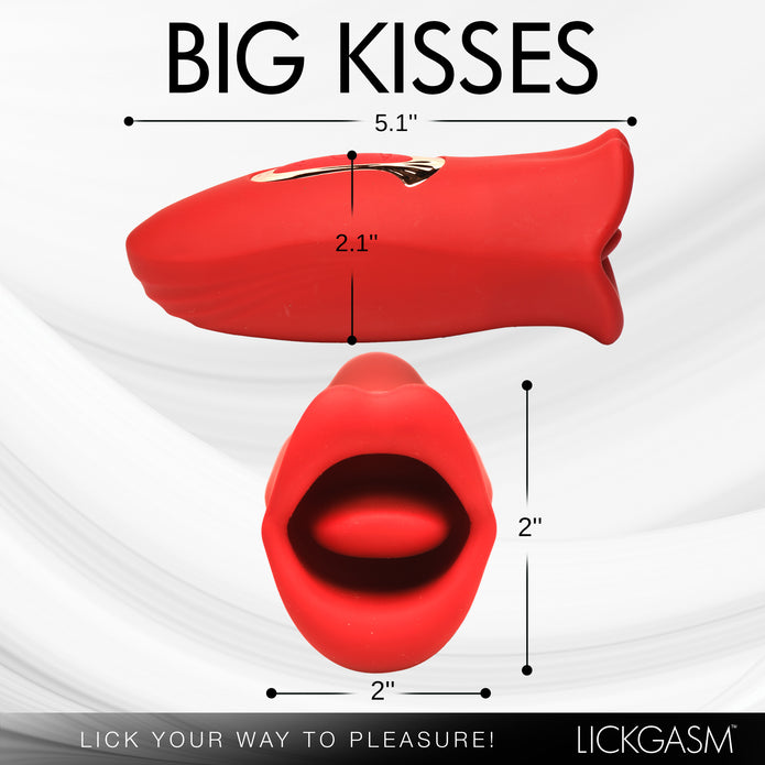 Lickgasm Kiss & Tell Mini Kissing & Vibrating
