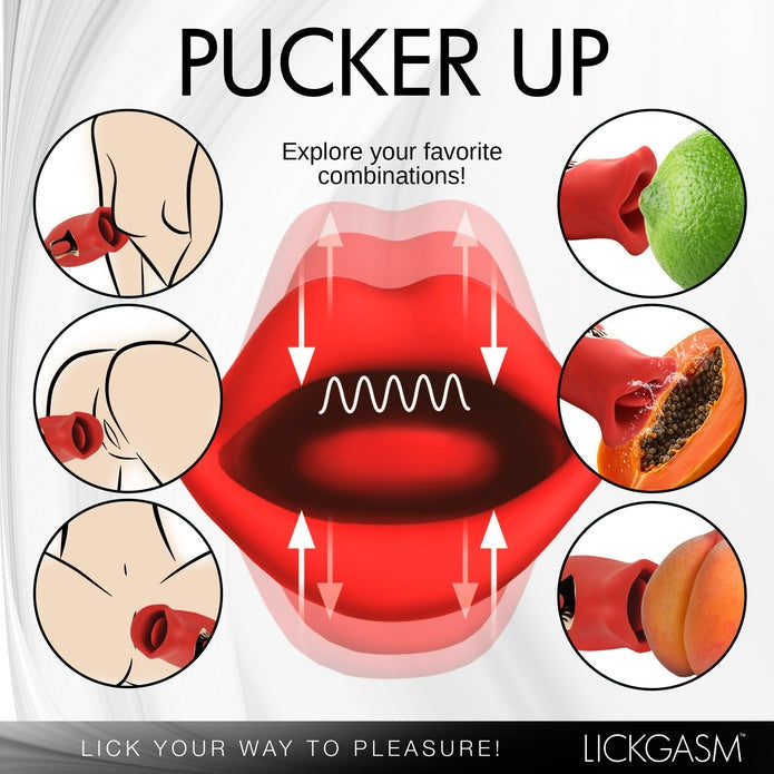 Lickgasm Kiss & Tell Mini Kissing & Vibrating