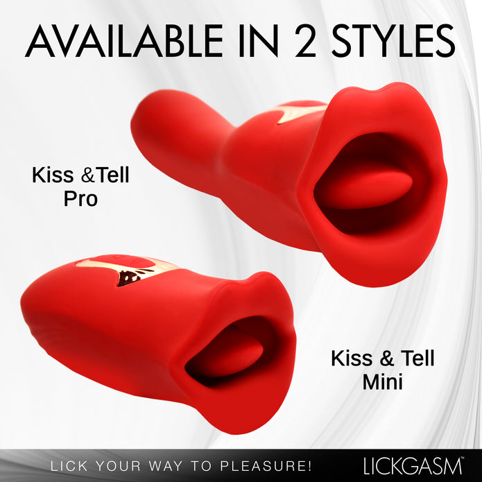 Lickgasm Kiss & Tell Mini Kissing & Vibrating