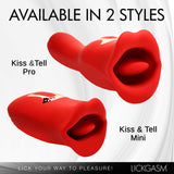 Lickgasm Kiss & Tell Mini Kissing & Vibrating