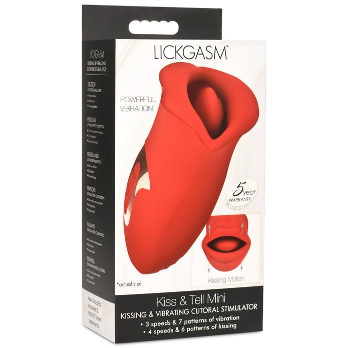 Lickgasm Kiss & Tell Mini Kissing & Vibrating