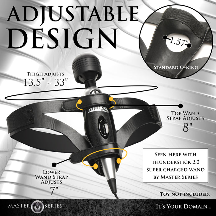 Master Series Thunder Strap Wand Thigh Harness