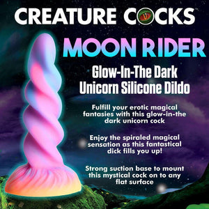 Moon Rider Glow-In-The-Dark Unicorn Dildo