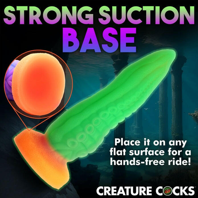 Creature Cocks Tenta-Cock Glow In The Dark Silicone
