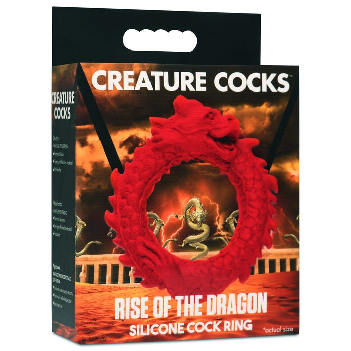 Rise Of The Dragon Silicone Cock Ring