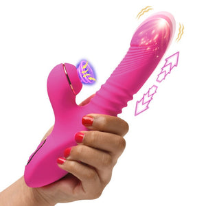 Shegasm Pro-Thrust Thrusting Suction Rabbit