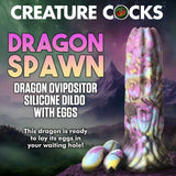Dragon Spawn Dragon Ovipositor Silicone Dildo With Eggs