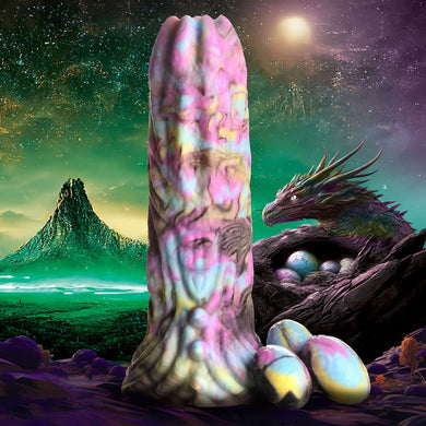 Dragon Spawn Dragon Ovipositor Silicone Dildo With Eggs