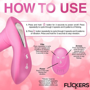 Inmi G-Flick Flicking G-Spot Vibrator W/ Remote