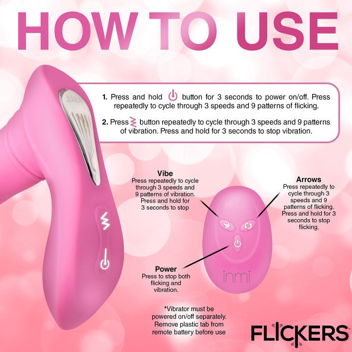 Inmi G-Flick Flicking G-Spot Vibrator W/ Remote