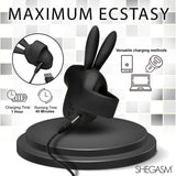 Shegasm Sucky Bunny Clit Stimulator - Black