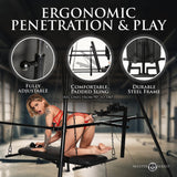 Master Series Throne Deluxe Adjustable Sling with Sex Machine