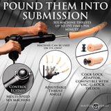 Master Series Throne Deluxe Adjustable Sling with Sex Machine