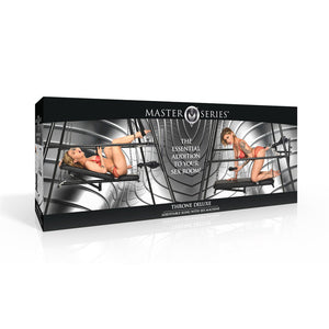 Master Series Throne Deluxe Adjustable Sling with Sex Machine