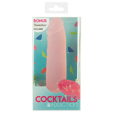 Addiction Cocktails Silicone Peach Bellini W/Power Bullet 5.5in.