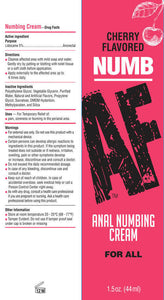 Numb AF Cherry Anal Numbing Gel