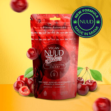 NUUD BITES Female Aphrodisiac Gummies Cherry