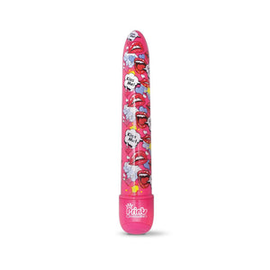 Pop Tease Classic Vibrator, Kiss Me, Pink w/storage bag