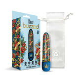 Buzzed 5" Mini Vibe, Ten Function, Blue Dream w/storage bag