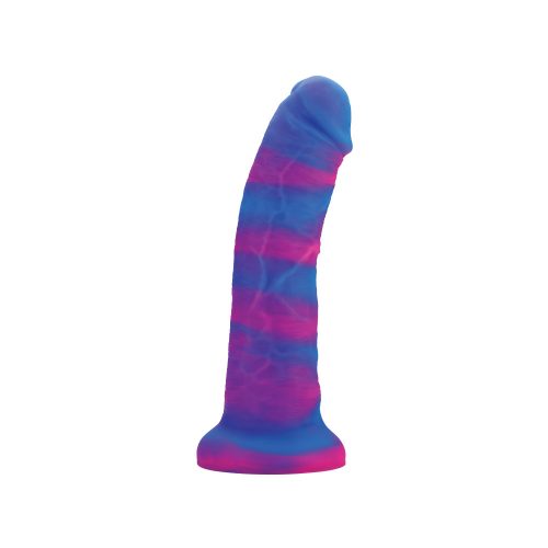 Nobu DG15 Rainbow 8" Dildo W/suction Cup- Cosmic