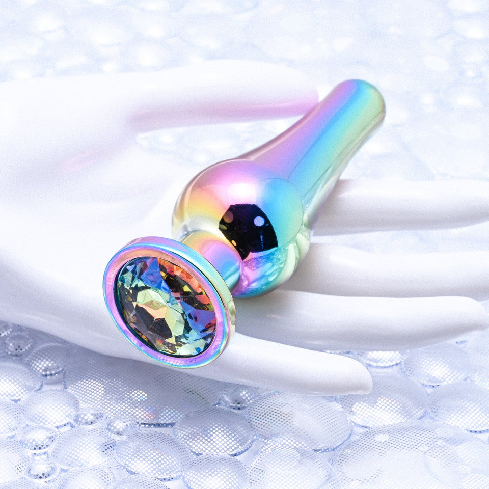 Evolved Rainbow Metal Anal Plug