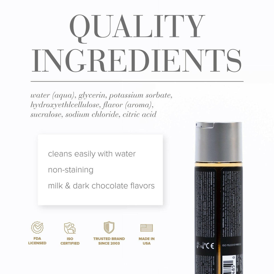 Double Chocolate Gelato Flavored Lubricant