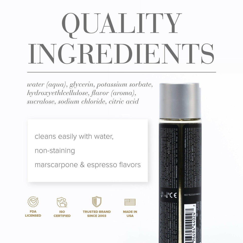 Tiramisu Gelato Flavored Lubricant