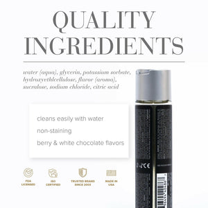 White Chocolate Raspberry Truffle Gelato Flavored Lubricant