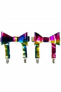 Rainbow Holo Garters set of 2