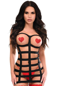 BOXED Stretchy Cage Dress Body Harness