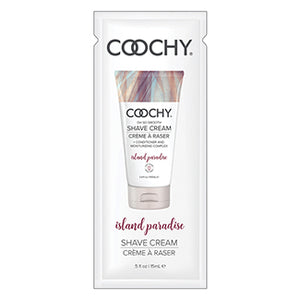 Coochy Shave Cream-Island Paradise 15ml Foil