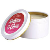 Massage Candle - Netflix and Chill - Berry Yummy - 4 Oz.