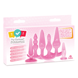 Try Curious - Anal Plug Kit, Pink