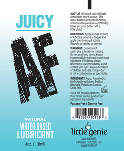 Juicy AF Lubricant- Natural