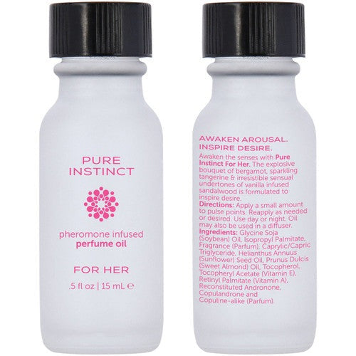 Pure Instinct Pheromone Perfume Oil For Her 0.5oz