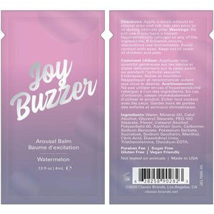 JOY BUZZER Clitoral Arousal Balm - Watermelon