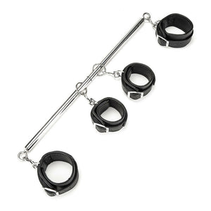 Lux Fetish 4 Cuff Expandable Spreader Bar Set