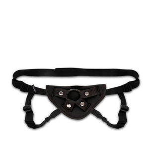 Lux Fetish Strap on Harness Black