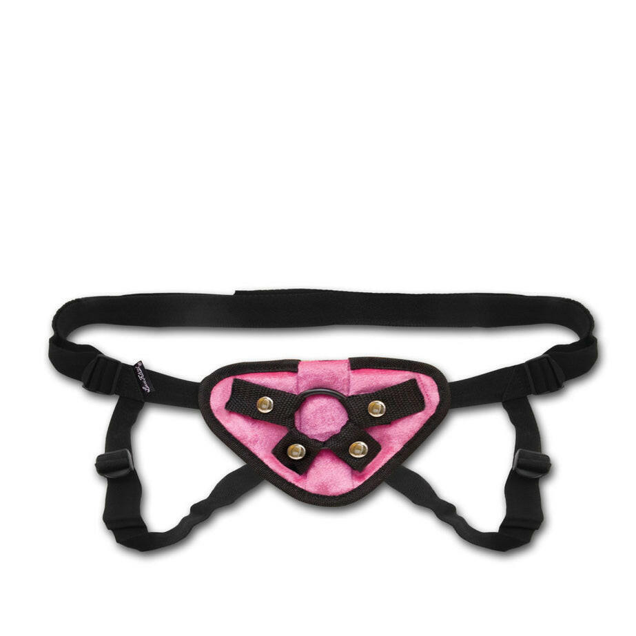 Lux Fetish Strap on Harness Pink