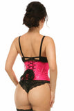 Lavish Hot Pink Patent Mini Cincher