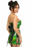 Lavish 2 PC Green Holo Bustier & Skirt Set