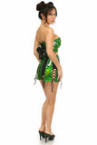 Lavish 2 PC Green Holo Bustier & Skirt Set