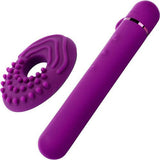 Le Wand Chrome Baton Rechargeable Silicone Mini Vibrator