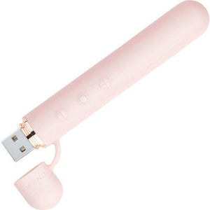 Le Wand Chrome Baton Rechargeable Silicone Mini Vibrator