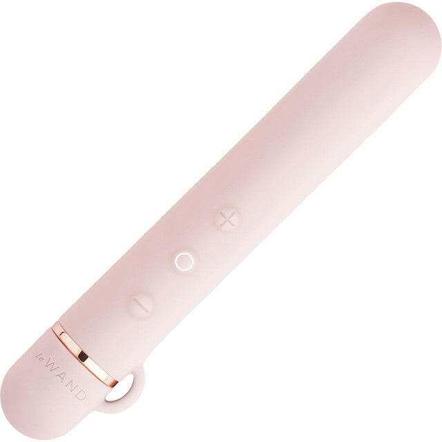 Le Wand Chrome Baton Rechargeable Silicone Mini Vibrator