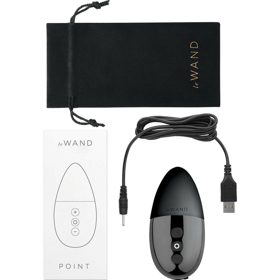 Le Wand Chrome Point Rechargeable Silicone Mini Vibrator