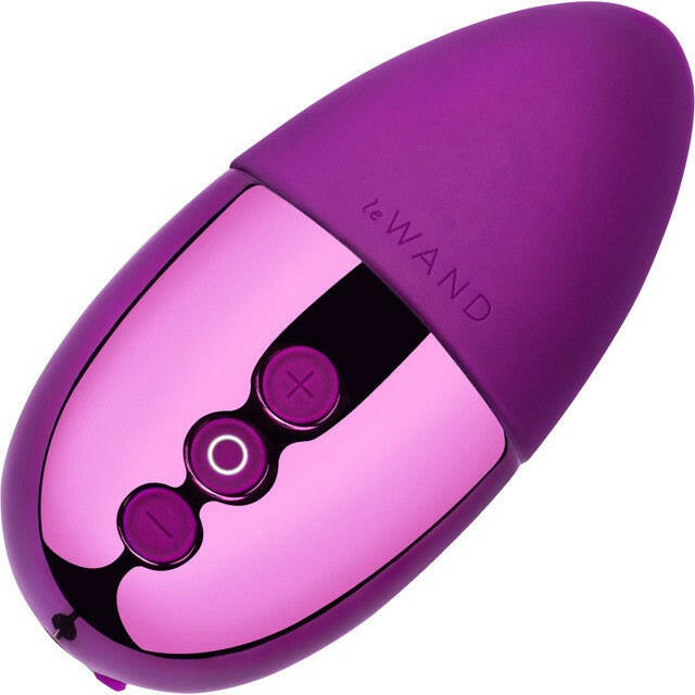 Le Wand Chrome Point Rechargeable Silicone Mini Vibrator